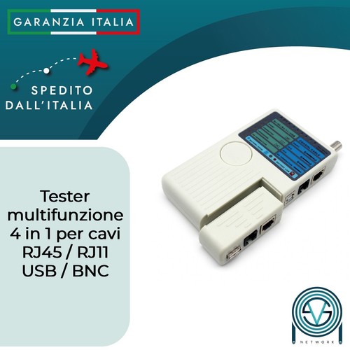 Tester rj45 rj11 usb bnc - usb, in