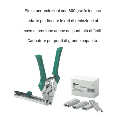 Pinza per recinzioni - recinzioni, con